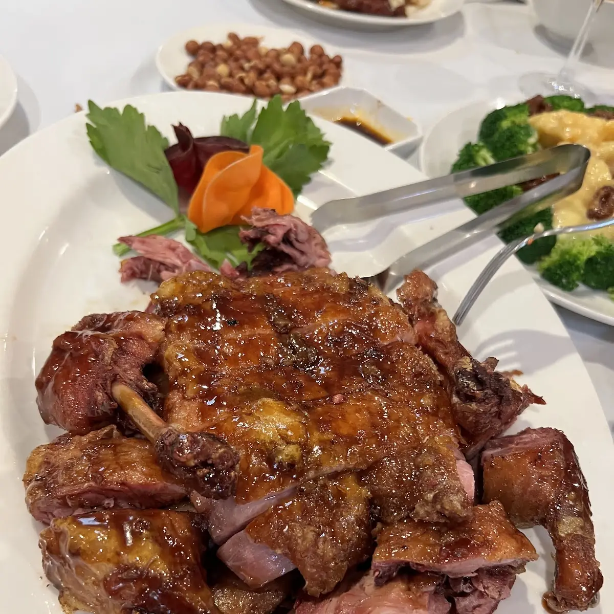 Chengdu Roast Duck on Bone w Vegetable 成都燒鴨